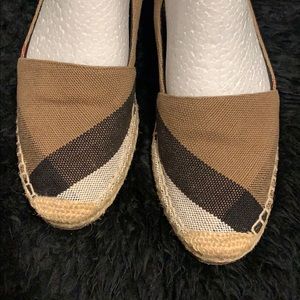 Burberry women flats size 6 1/2